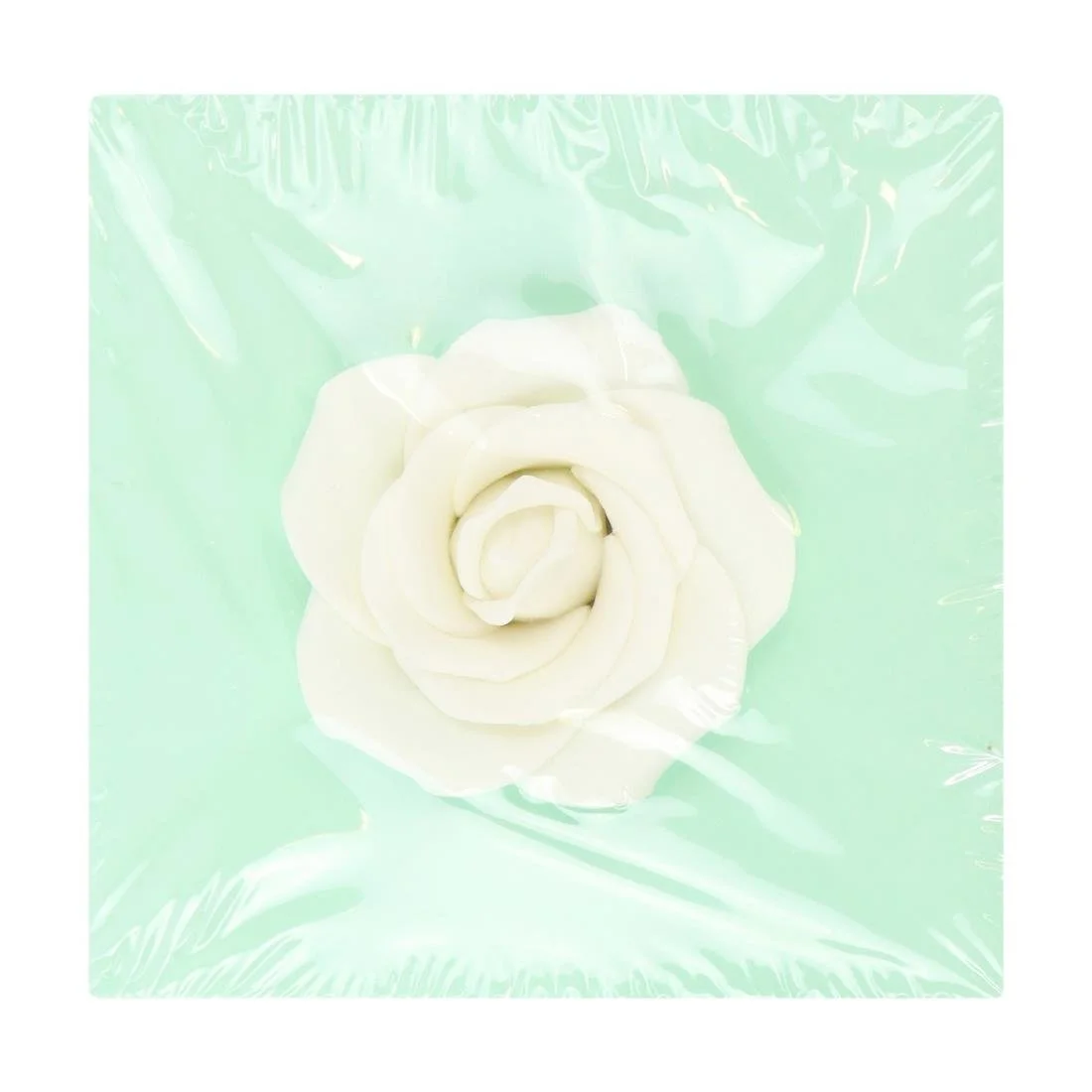 PME White Sugar Rose 90mm - Image 2