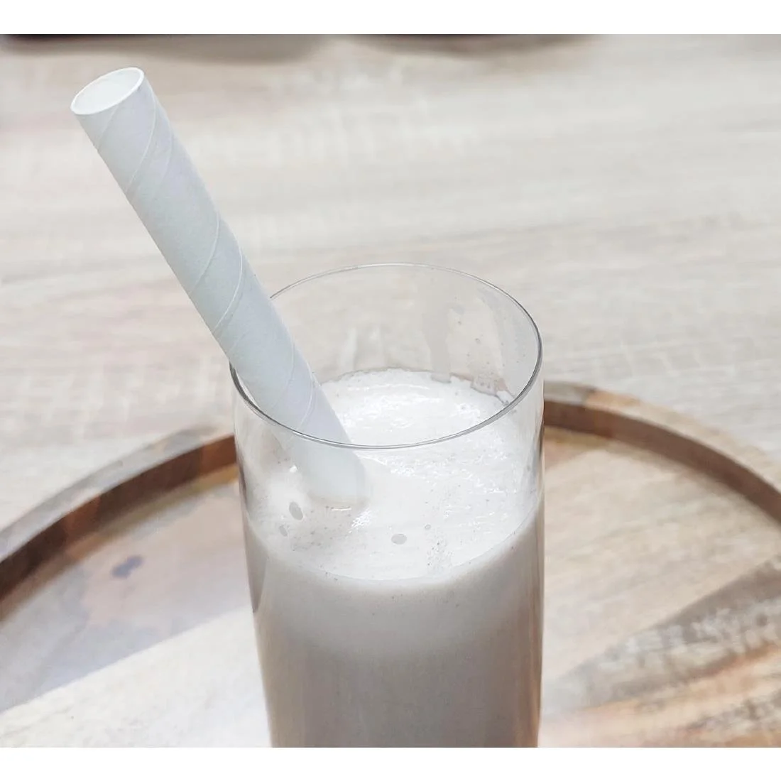 Fiesta Compostable Bubble Tea Straw White 12x210mm (150 Pack) - Image 4