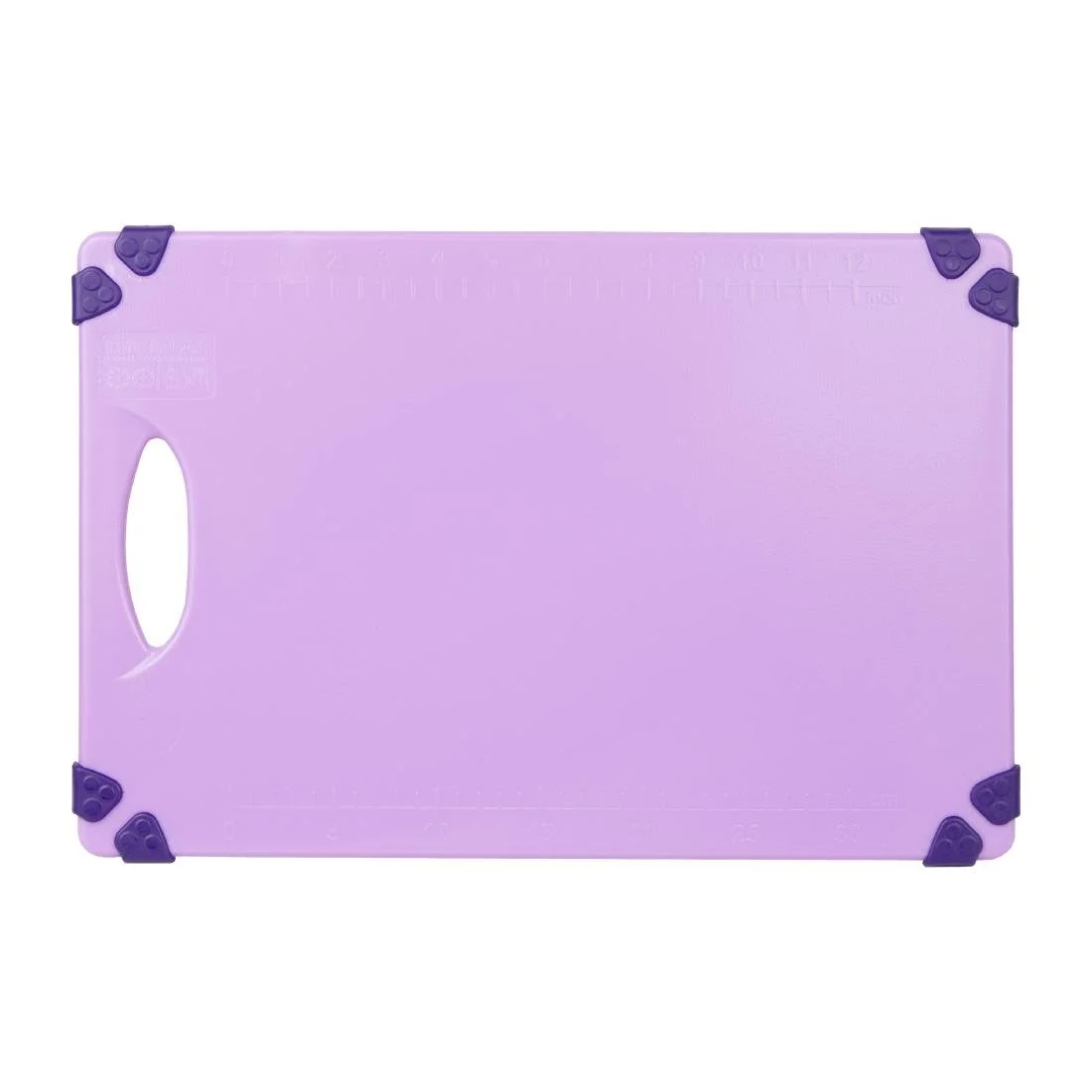 Hygiplas Commercial Grip Chopping Board Purple 458x306mm - Image 2