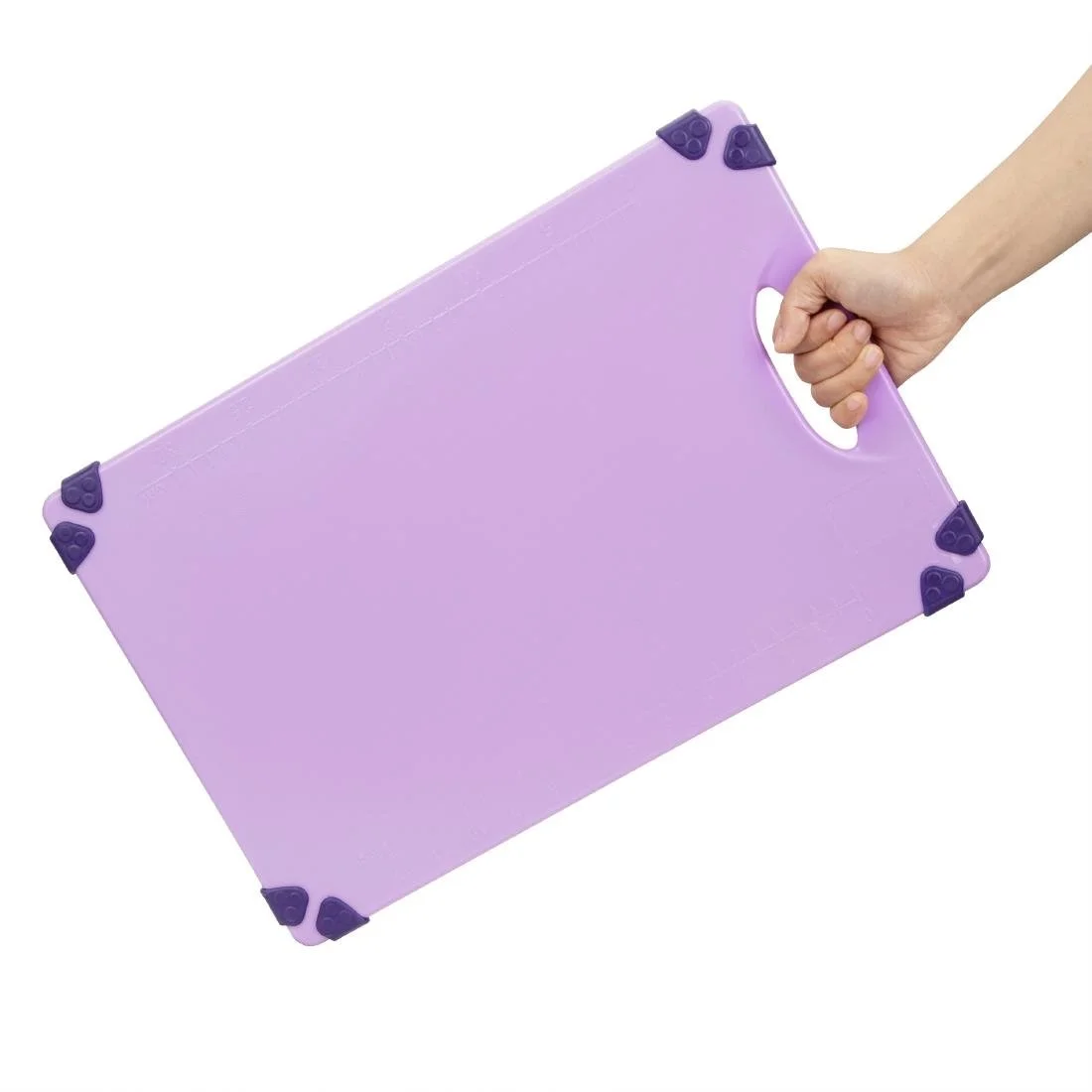 Hygiplas Commercial Grip Chopping Board Purple 458x306mm - Image 4