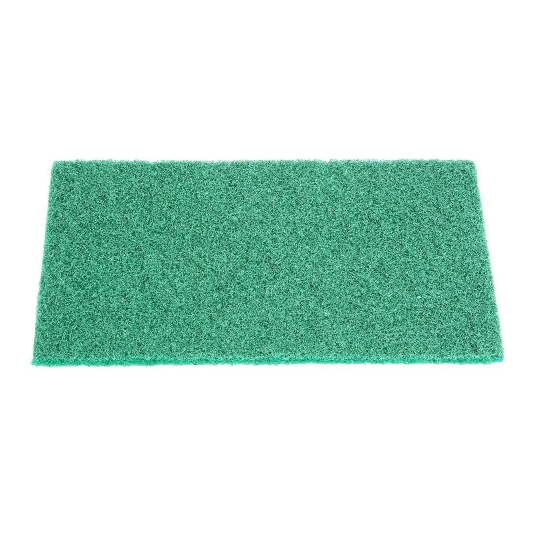 Jantex Green 100% Recycled Scouring Pads 9x6" (10 Pack) - Image 2
