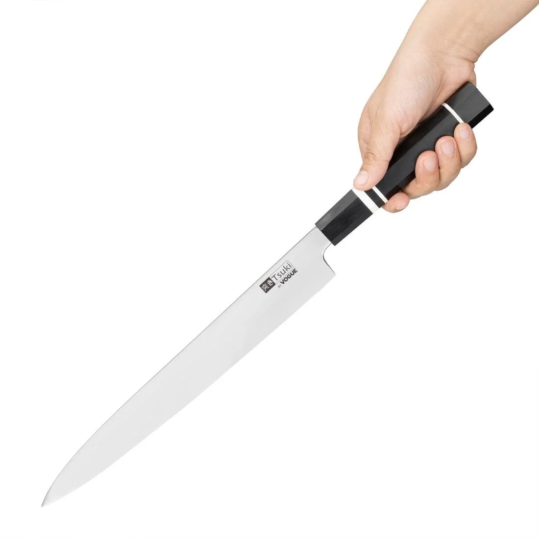 Vogue Tsuki Series 9 Yanagiba Knife Black 27cm - Image 4