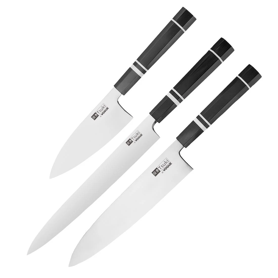 Vogue Tsuki Series 9 Yanagiba Knife Black 27cm - Image 5