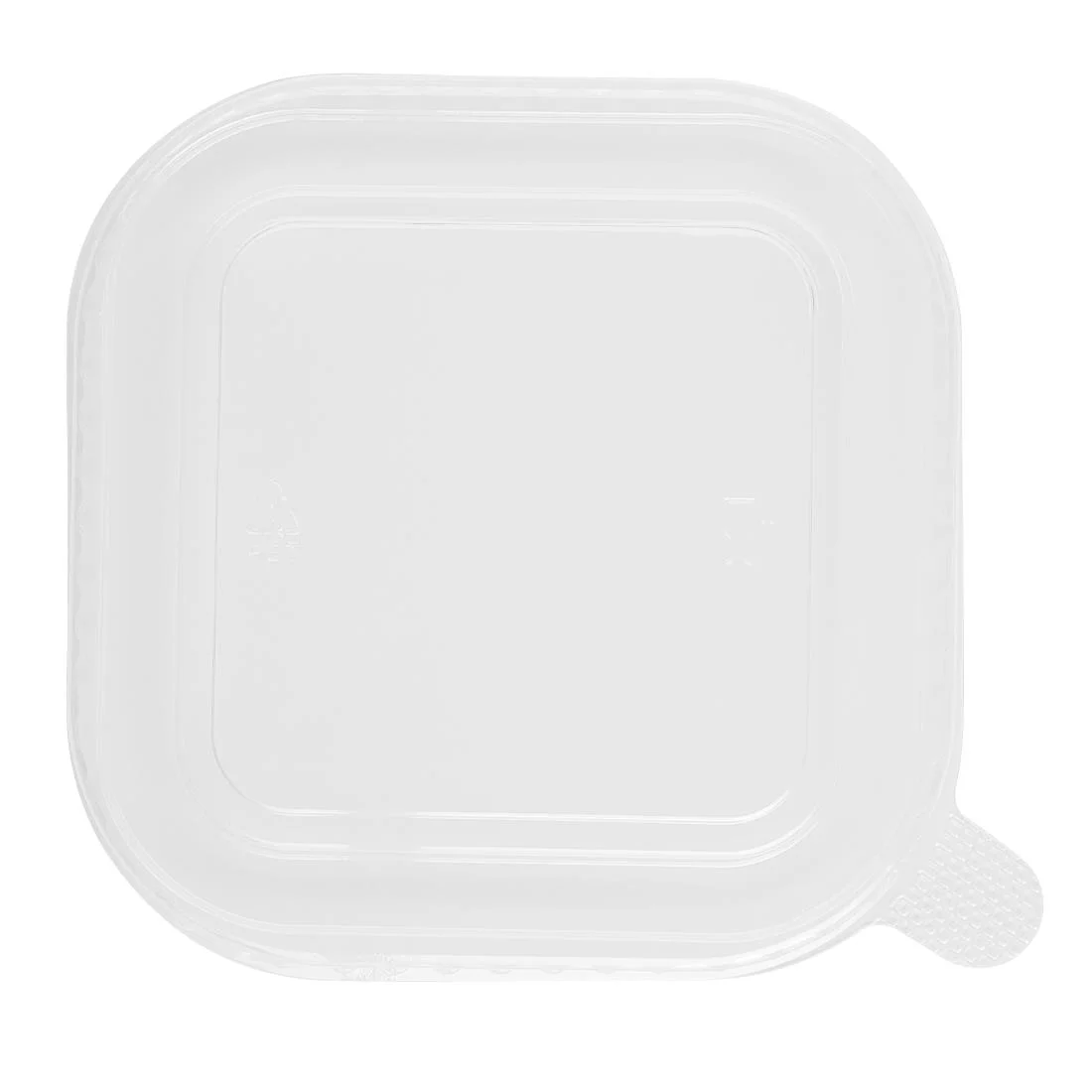 Fiesta Recyclable PET lid for Square Container Bases (300 Pack) - Image 3
