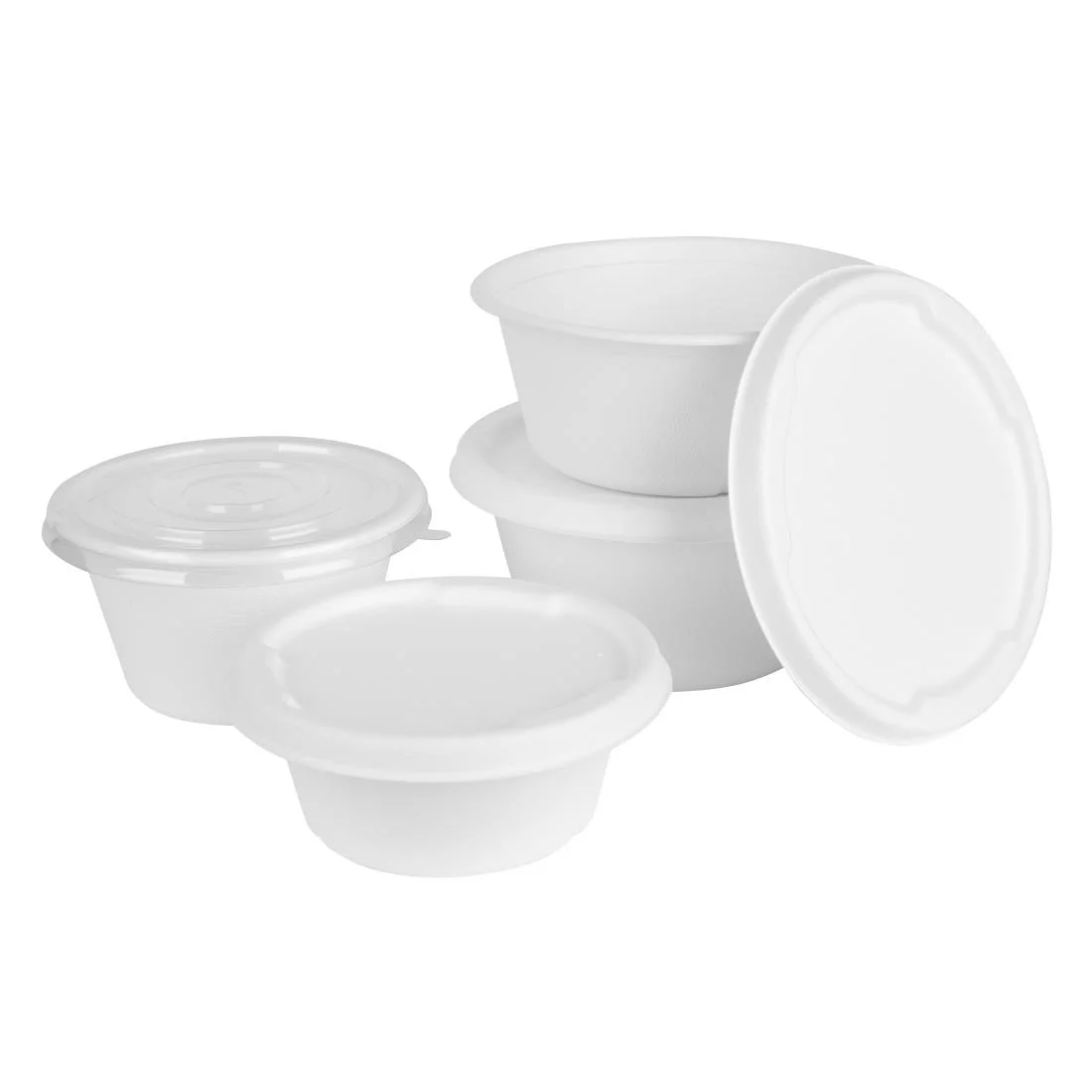 Fiesta Compostable Bagasse Lids for Bowl Bases (50 Pack) - Image 4