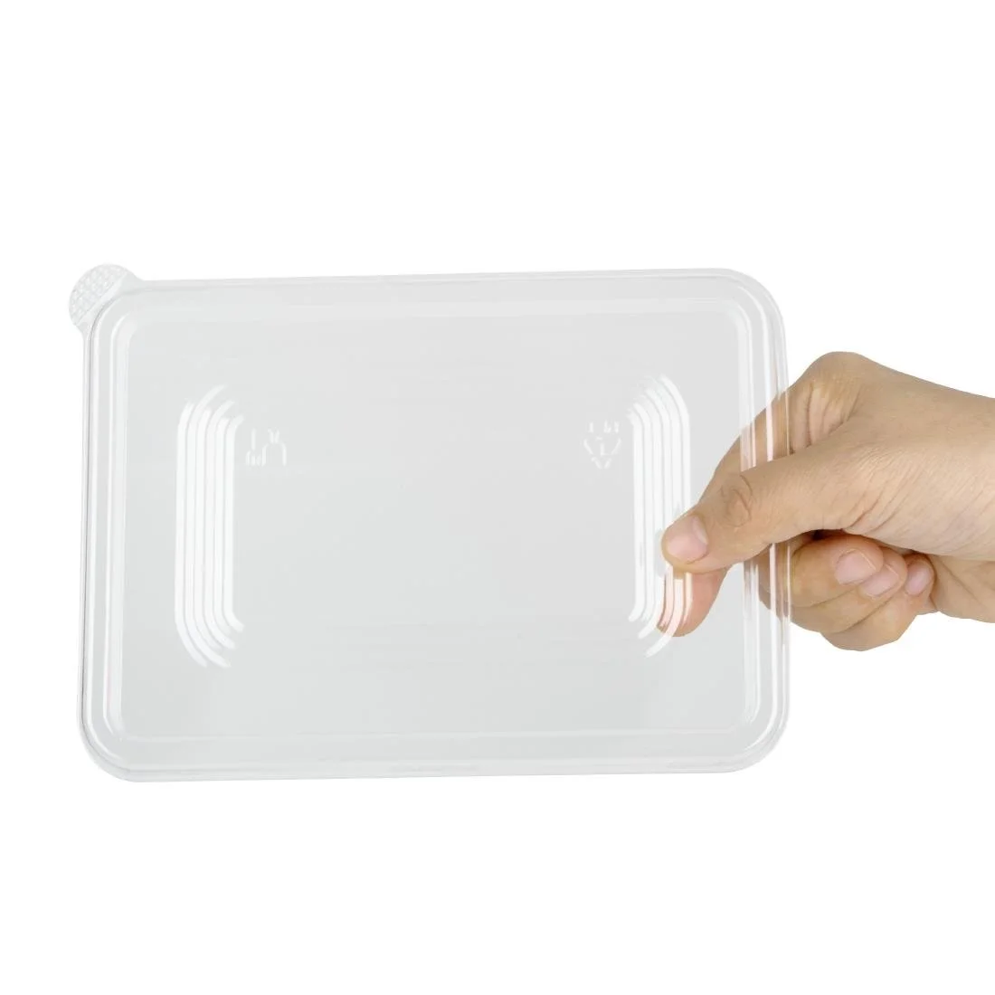 Fiesta Recyclable PET Lids for Bagasse Container Bases (100 Pack) - Image 4