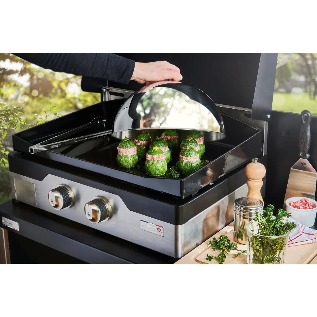 De Buyer Stainless Steel Cooking Dome 300mm - Image 2