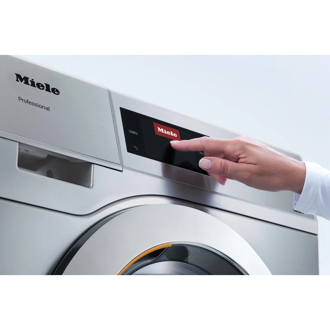 Miele Little Giant Washing Machine St/St 7kg with Drain Pump PWM907 - Image 2