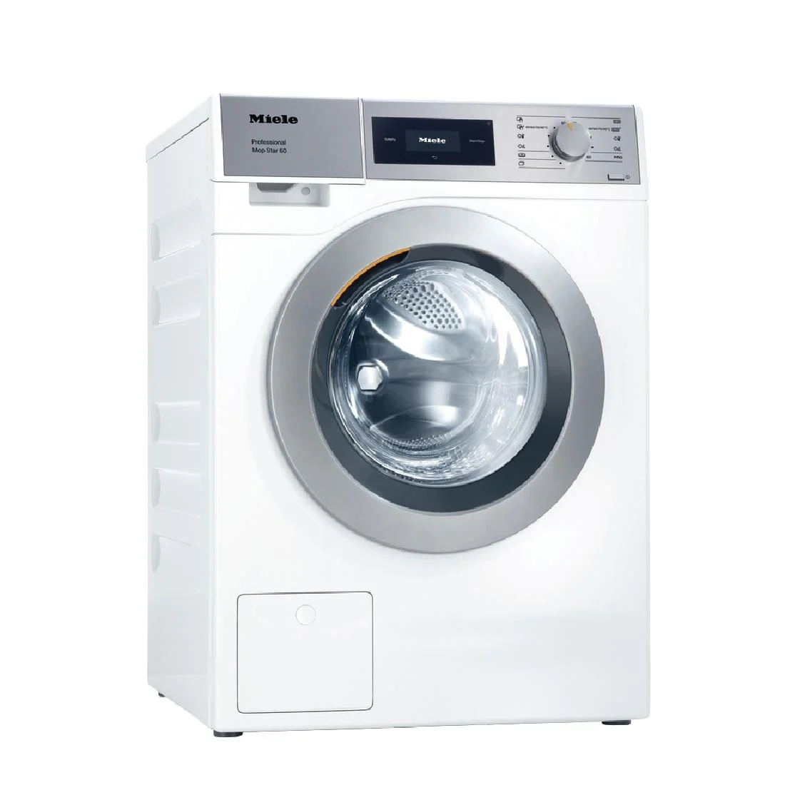 Miele Little Giant Mop Star 60 Washing Machine White 6kg with Gravity Drain PWM506 - Image 1