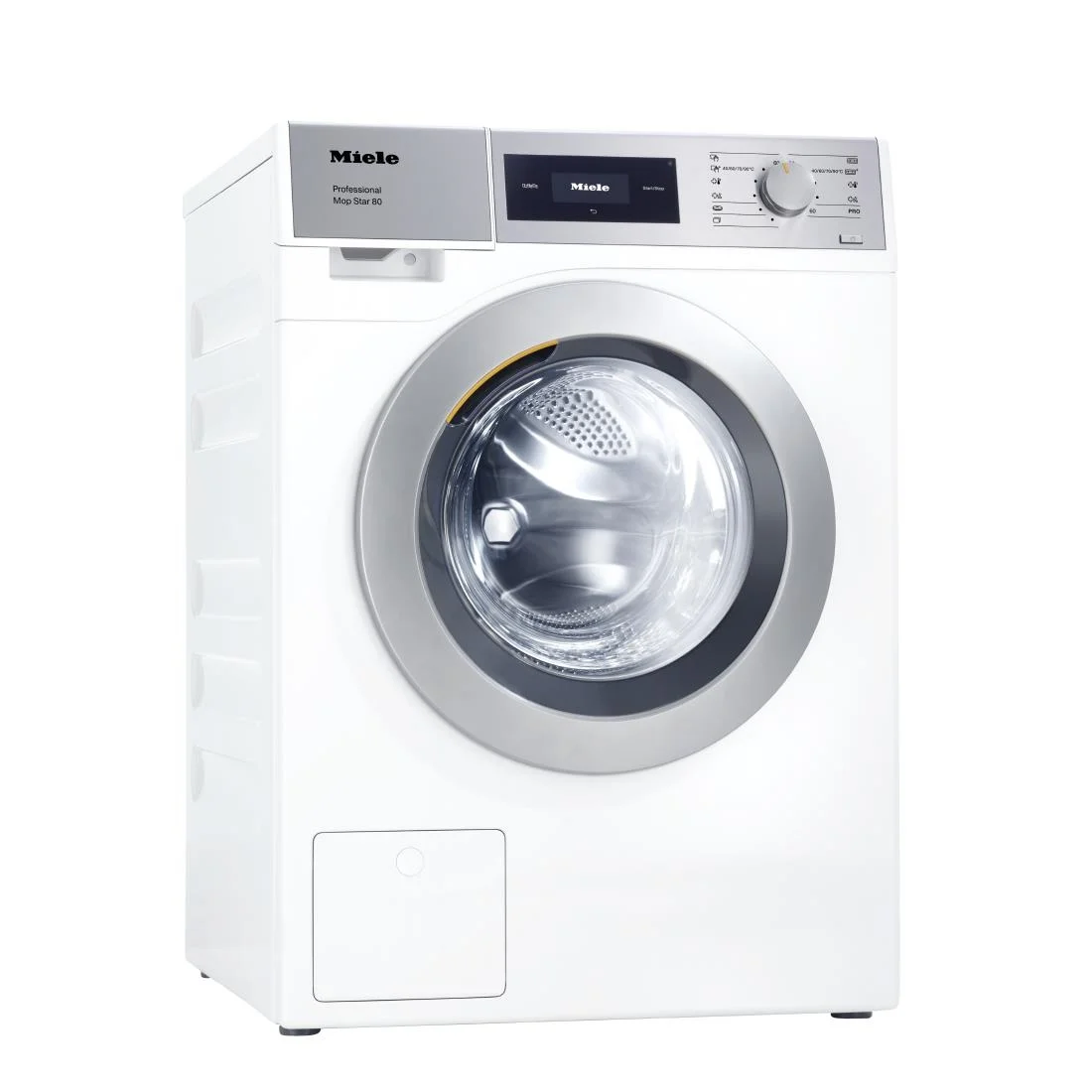 Miele Little Giant Map Star 80 Washing Machine White 8kg with Drain Pump PWM508 - Image 1