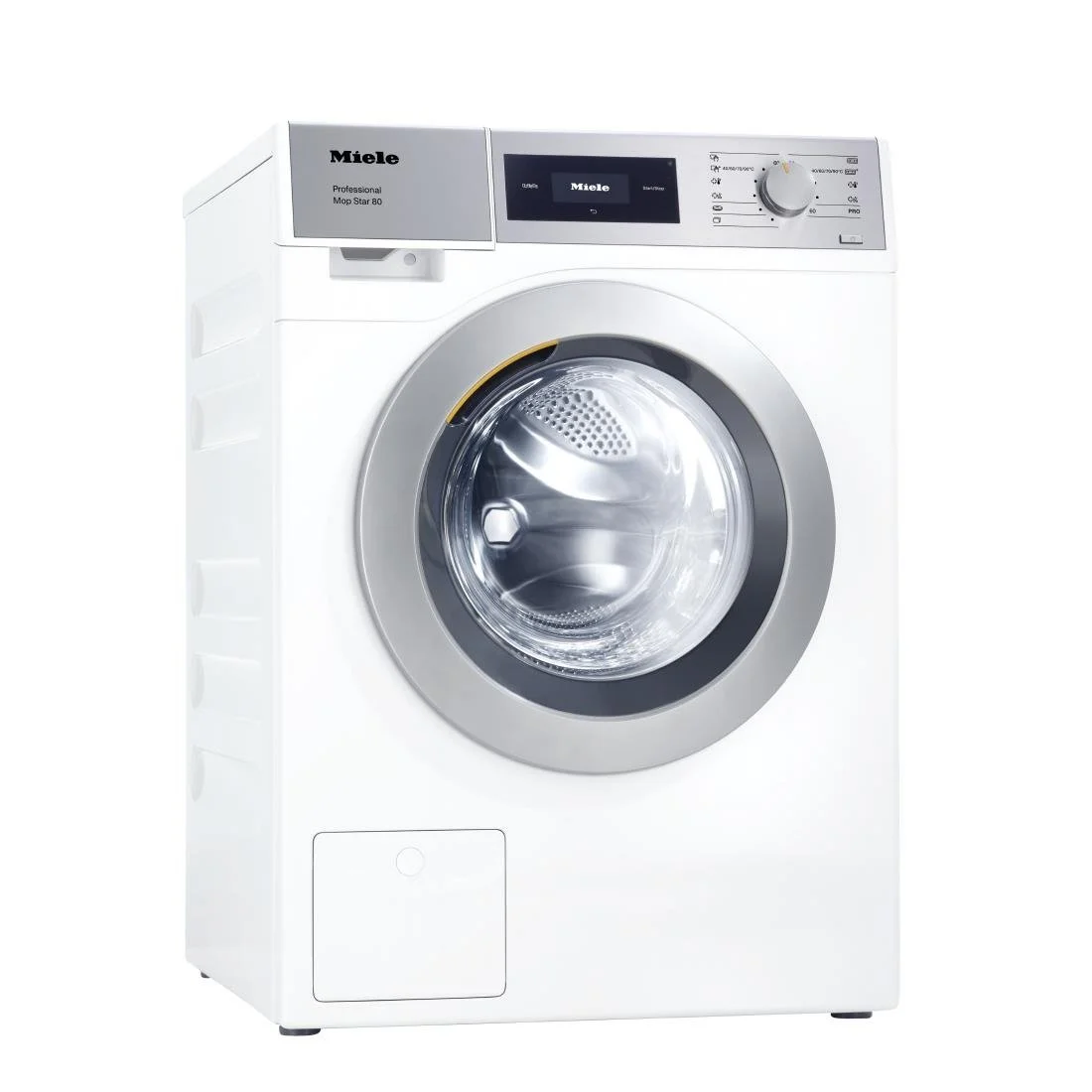 Miele Little Giant Map Star 80 Washing Machine White 8kg with Drain Pump PWM508 - Image 1