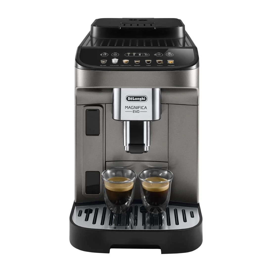 De'Longhi Magnifica Evo Fully Automatic Bean to Cup Coffee Machine ECAM29 Titanium & Black - Image 2