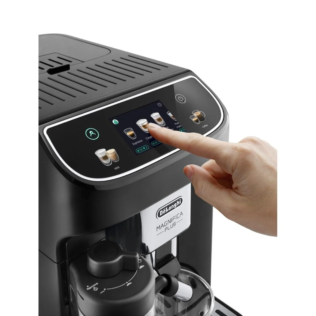 De'Longhi Magnifica Plus Bean to Cup Coffee Machine, ECAM320.60.B - Black - Image 10