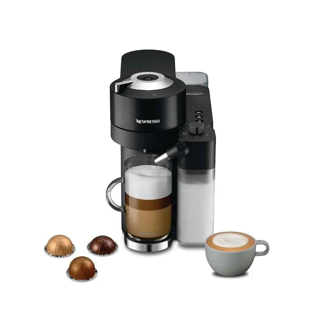 De'Longhi Nespresso Vertuo Lattissima Coffee Machine Black ENV300 - Image 2