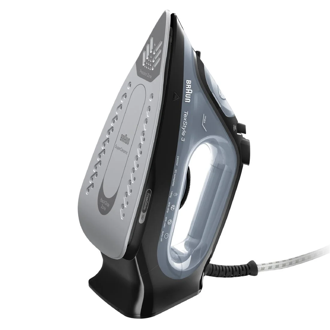 Braun TexStyle 3 Steam Iron SI3055 Black - Image 2