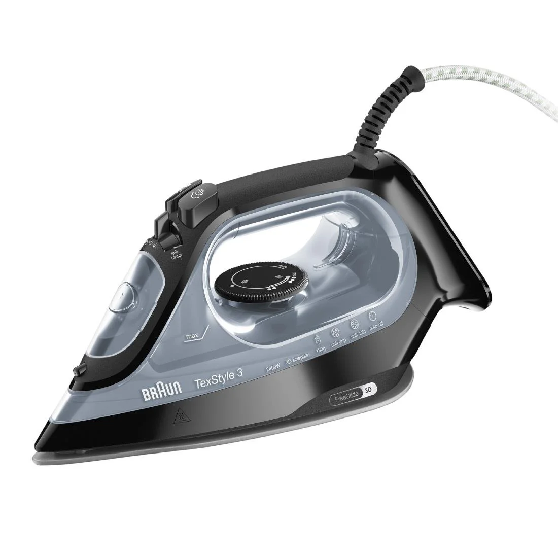 Braun TexStyle 3 Steam Iron SI3055 Black - Image 1