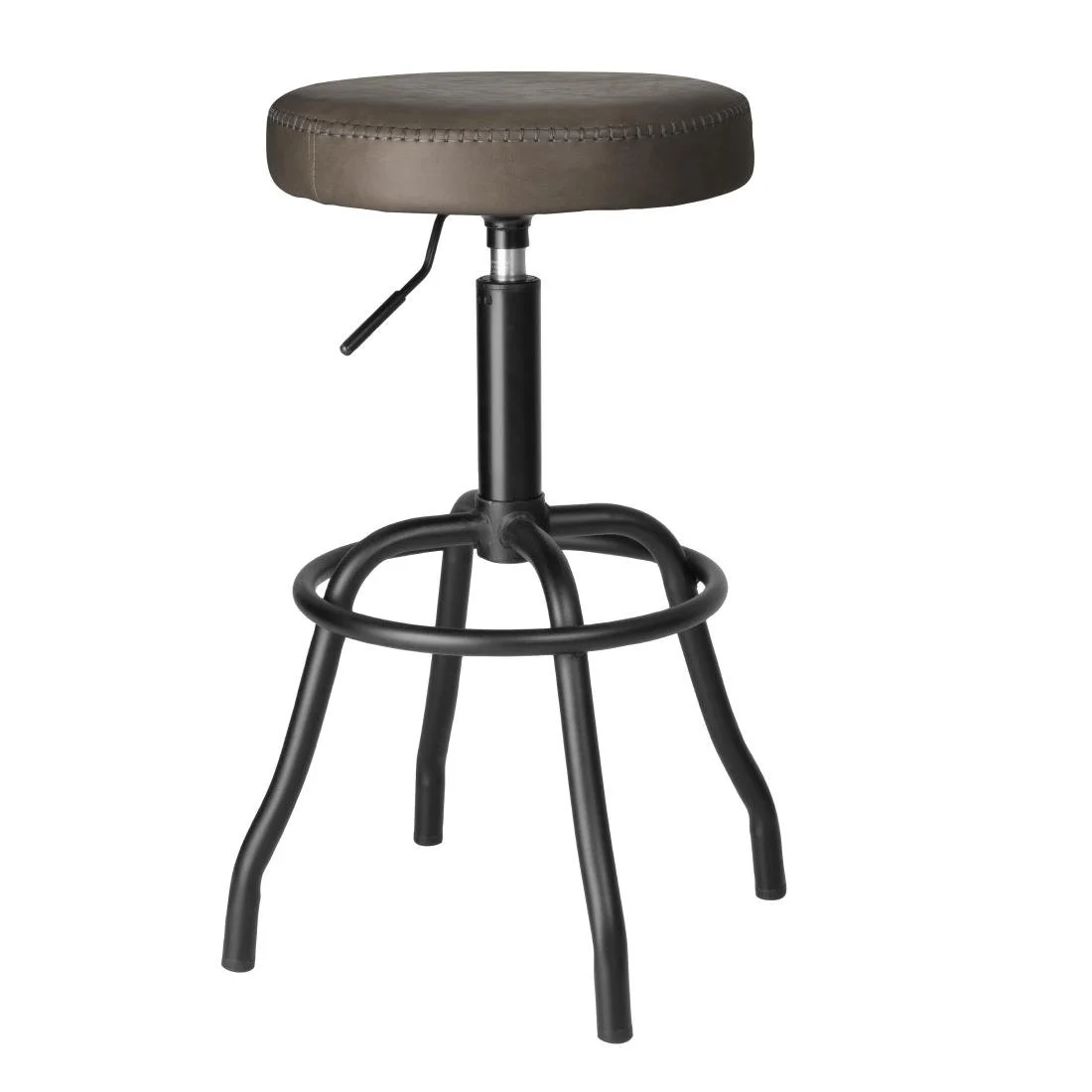 Bolero Brooklyn PU High Bar Stool - Mocha - Image 1