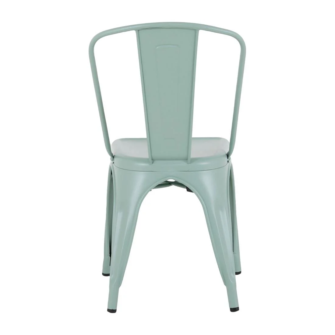 Bolero Bistro Metal Chairs Olive Green (4 Pack) - Image 3