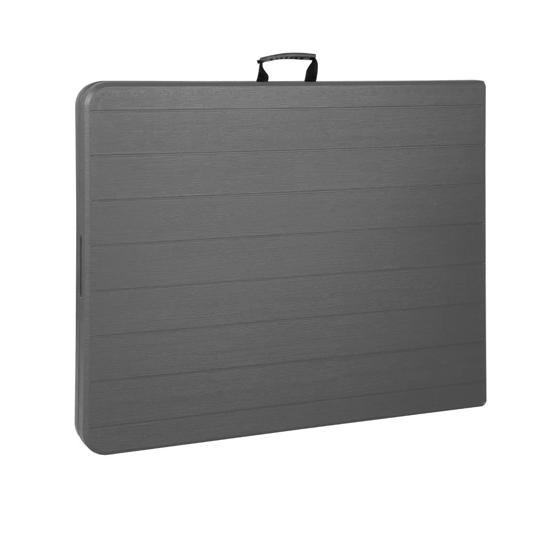 Bolero Wood-Effect Rectangular Centre Folding Table 6ft - Image 2