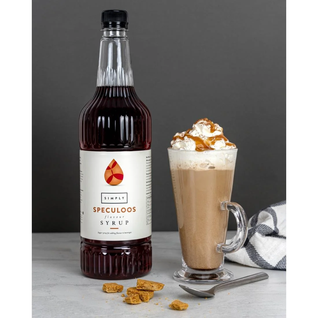Simply Speculoos Syrup 1Ltr - Image 2