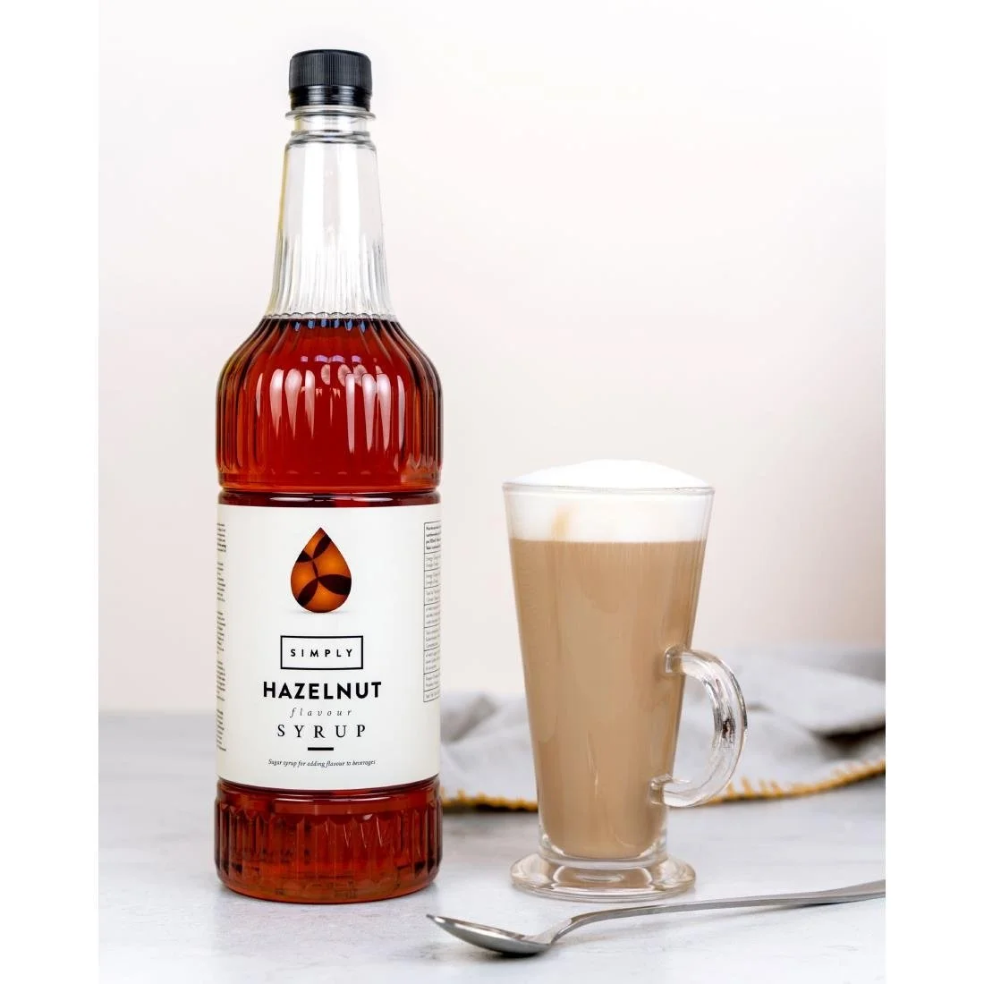 Simply Hazelnut Syrup 1Ltr - Image 2