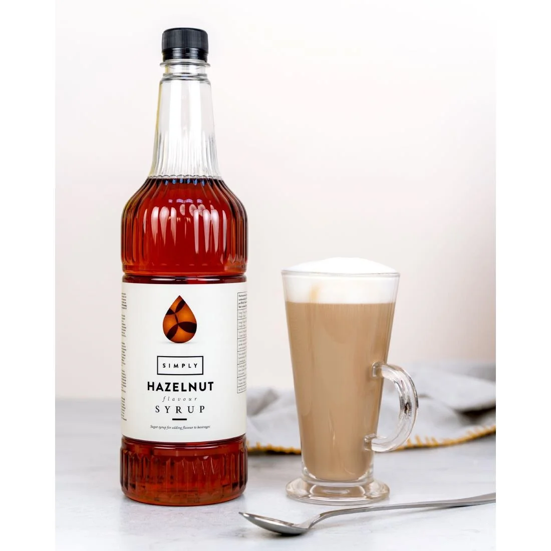 Simply Hazelnut Syrup 1Ltr - Image 2