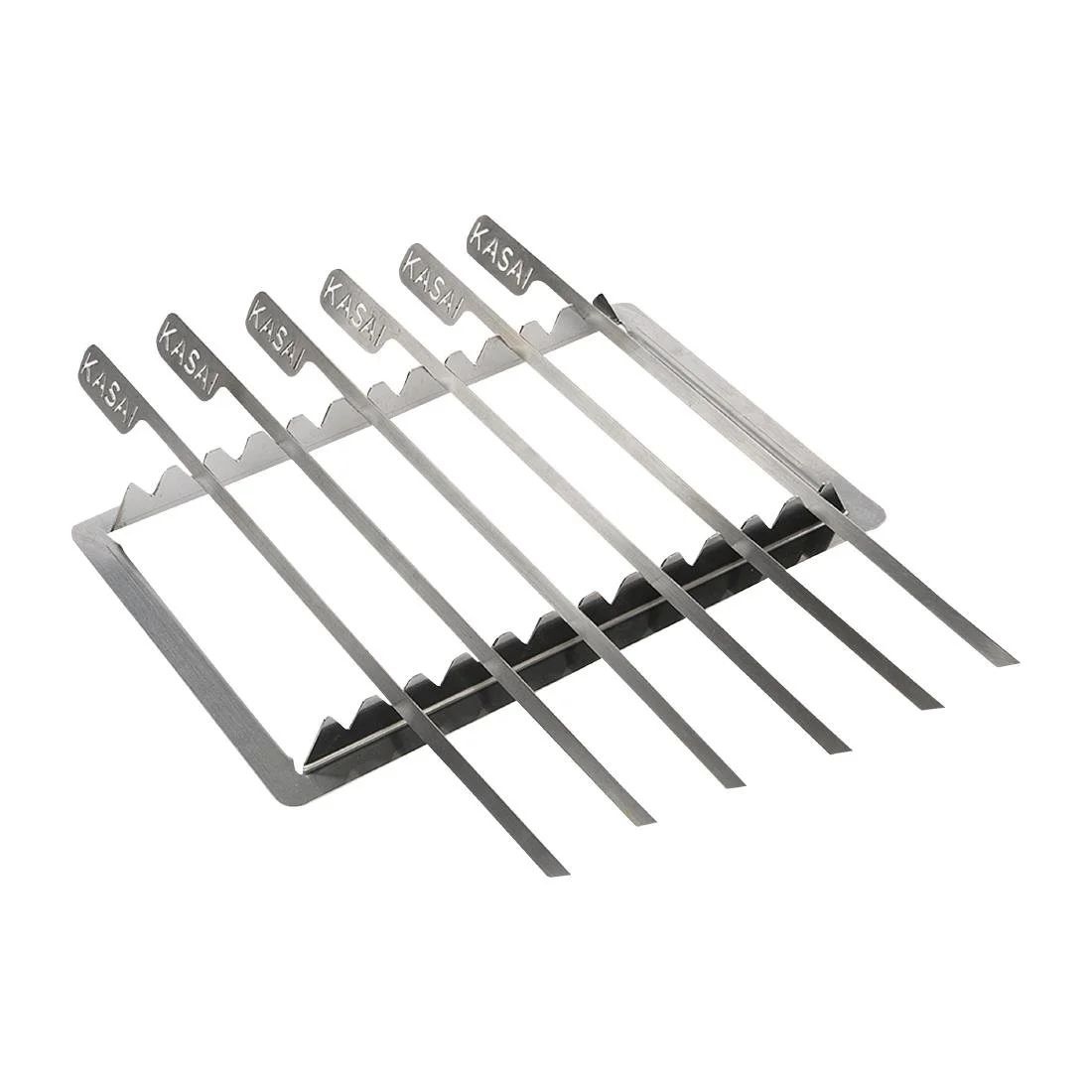 Kasai Konro Skewer Rack & 6 Skewers for Medium Long Konro Grill SVT-16138 - Image 1
