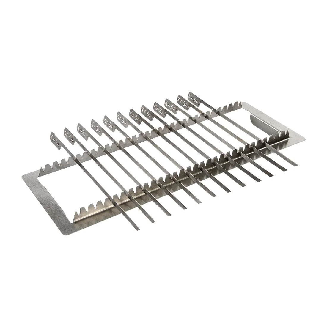 Kasai Konro Skewer Rack & 12 Skewers for Long Konro Grill SVT-16063 - Image 1