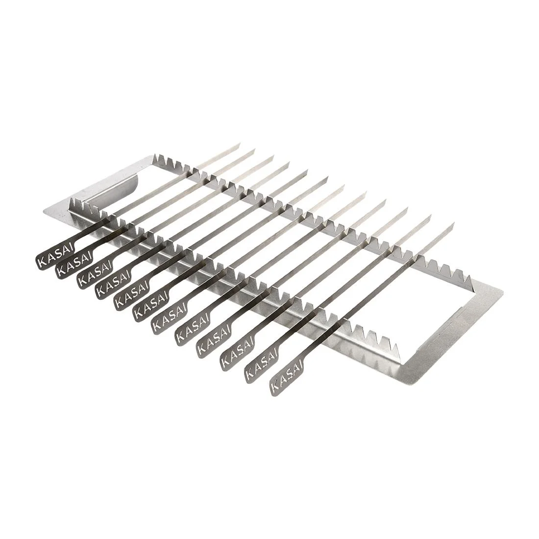 Kasai Konro Skewer Rack & 12 Skewers for Long Konro Grill SVT-16063 - Image 2