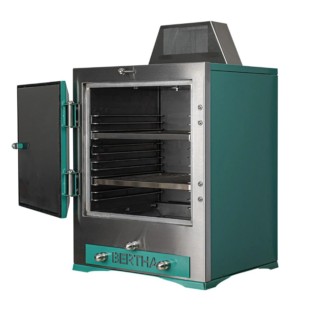 Bertha Professional Inflorescence Charcoal Oven BER-16013 Fern Green - Image 2