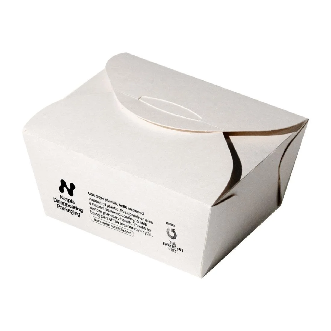 Notpla Small Takeaway Boxes 800ml - White (500 Pack) - Image 1