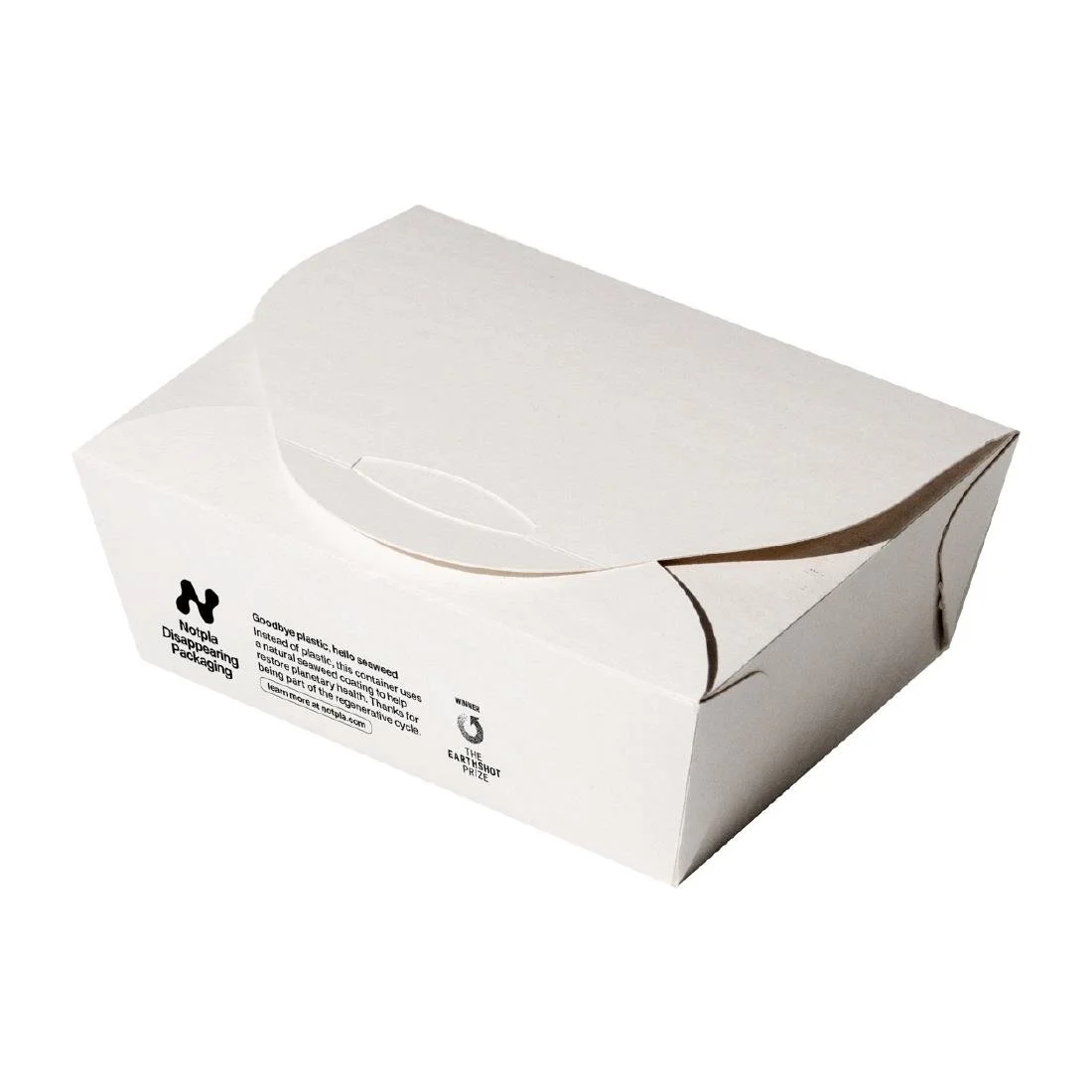 Notpla Medium Takeaway Boxes 1200ml - White (250 Pack) - Image 1