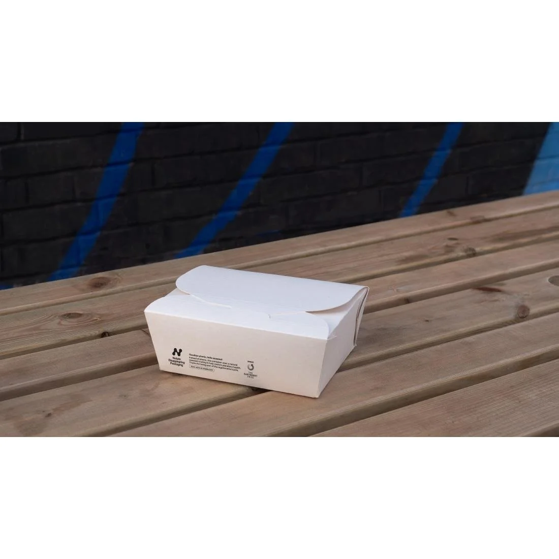 Notpla Medium Takeaway Boxes 1200ml - White (250 Pack) - Image 3