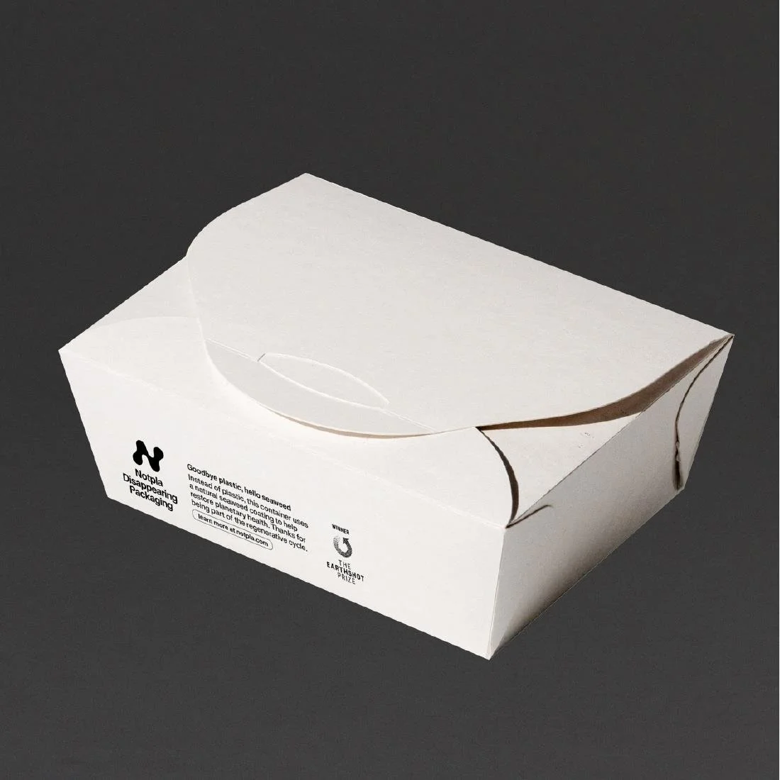 Notpla Medium Takeaway Boxes 1200ml - White (250 Pack) - Image 4