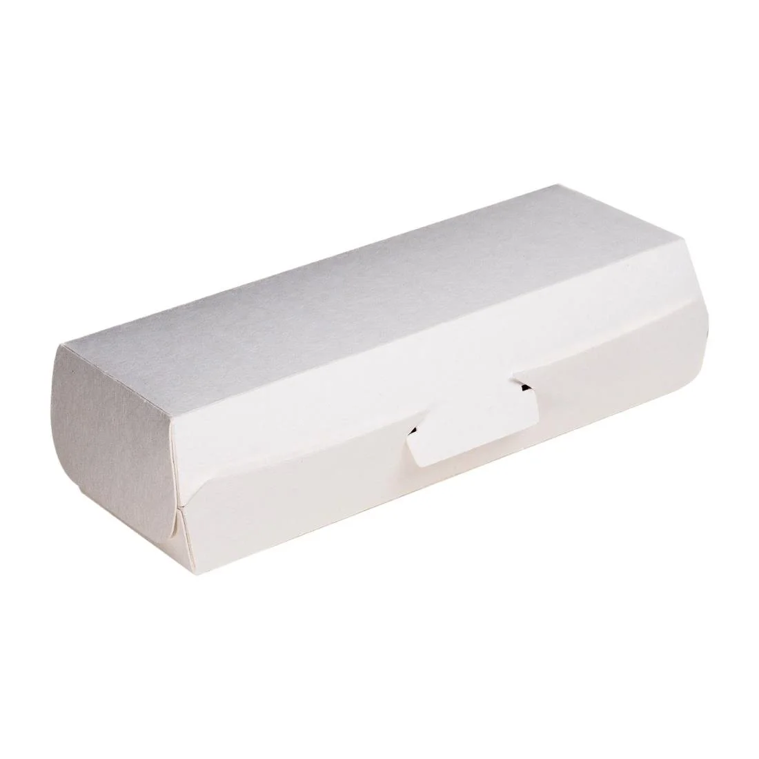 Notpla 8"x3" Clamshell Hot Dog Boxes White (250 Pack)