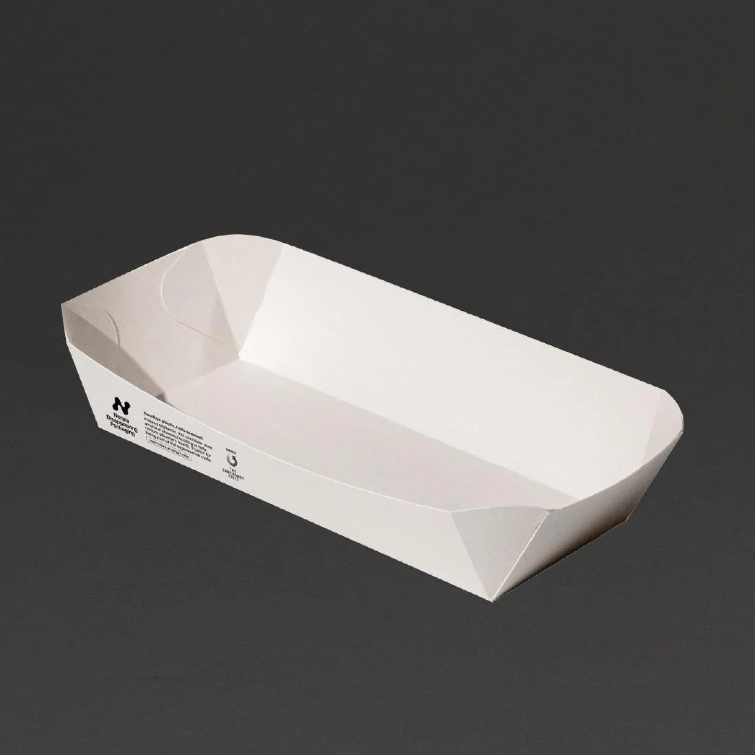 Notpla 10"x6" Deep Trays - White (340 Pack) - Image 4