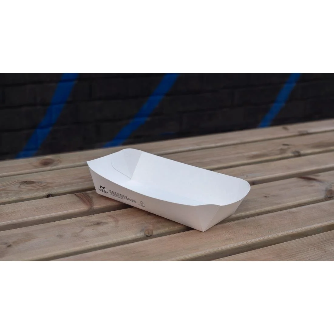 Notpla 10"x6" Deep Trays - White (340 Pack) - Image 2