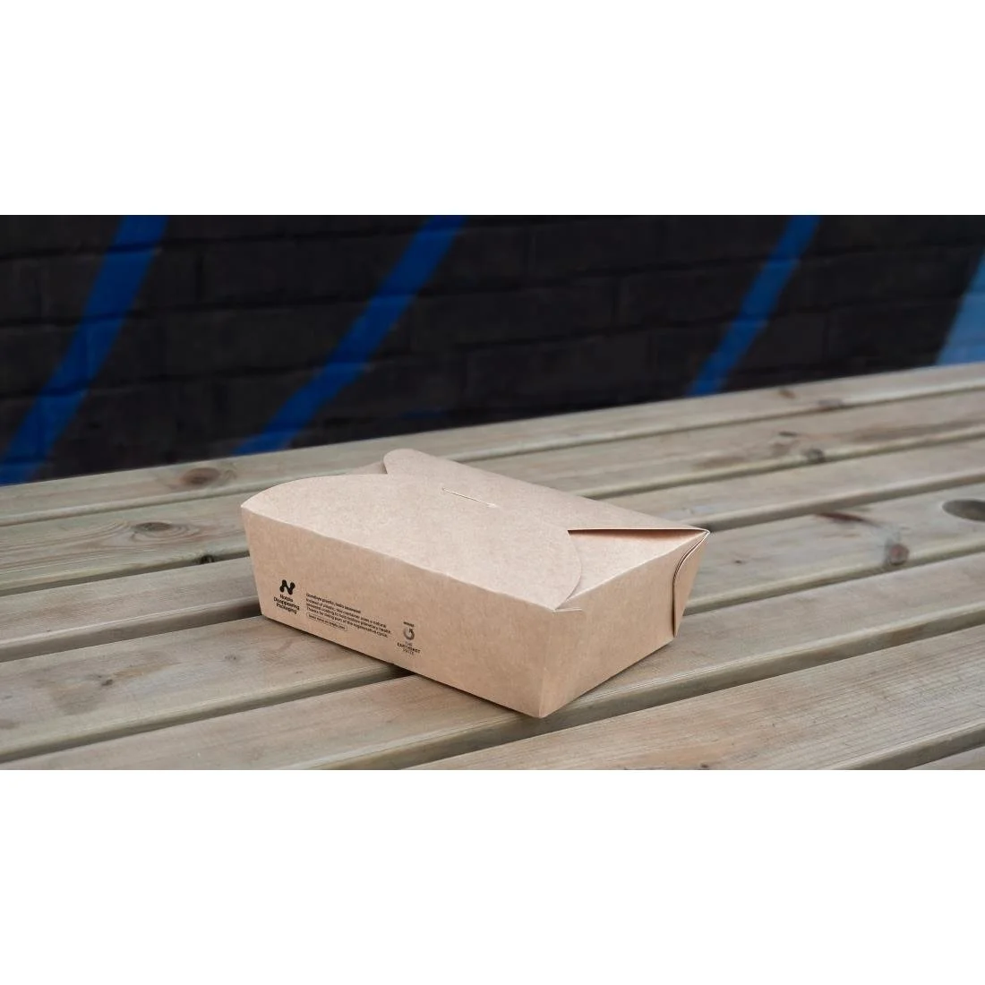 Notpla Large Takeaway Boxes 1750ml - Kraft (220 Pack) - Image 2