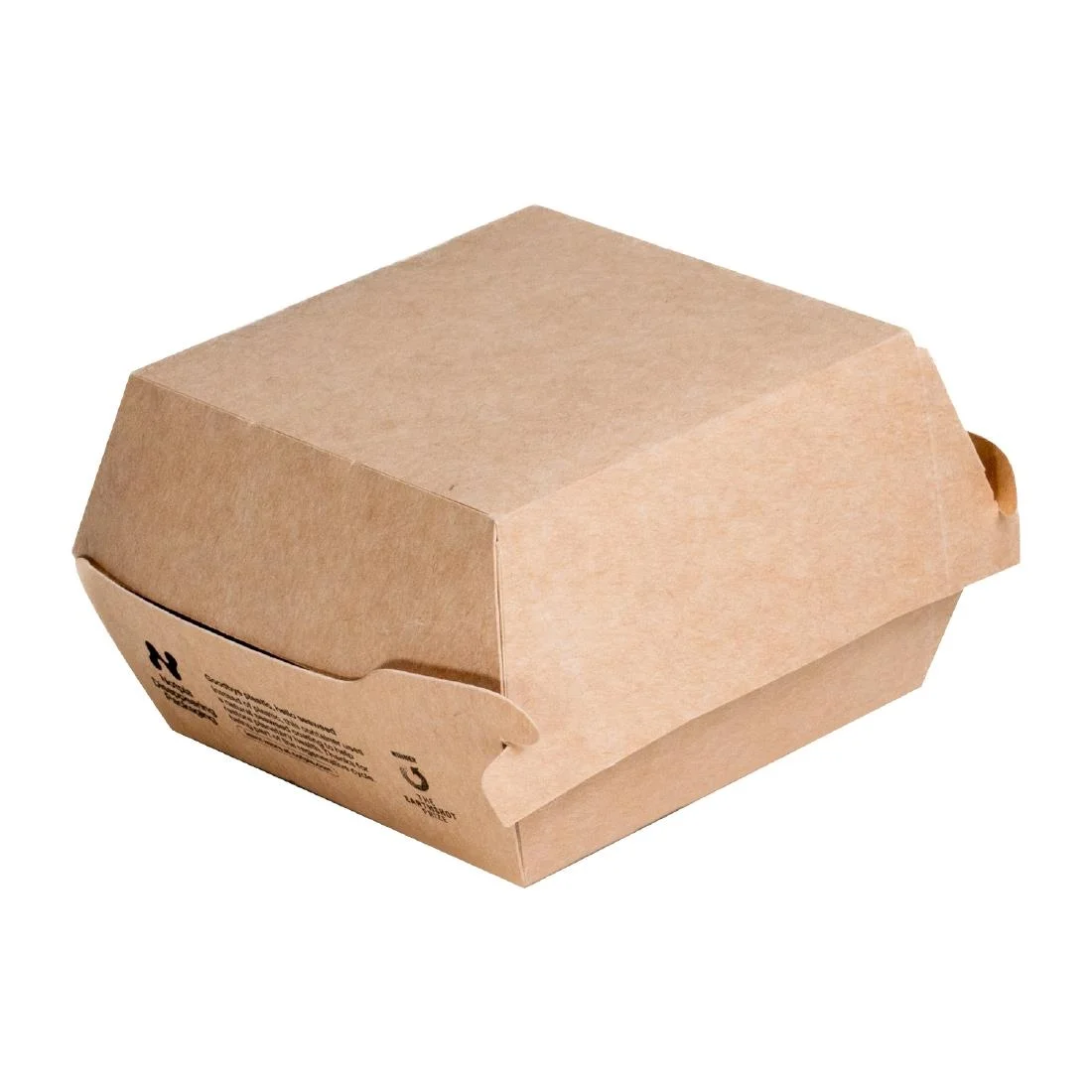 Notpla 5" Clamshell Burger Boxes - Kraft (200 Pack)