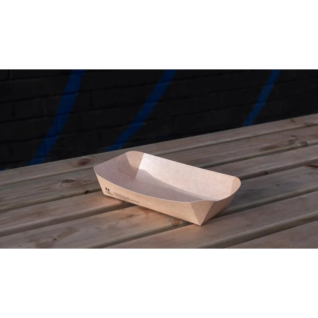 Notpla 10"x6" Deep Trays - Kraft (340 Pack) - Image 2