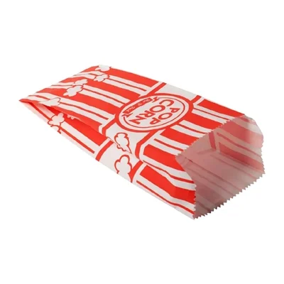 Small Popcorn Paper Party Bags (1000 Pack) - Image 2