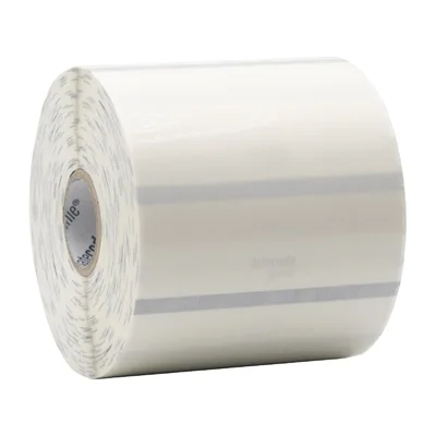 DateCodeGenie 75mm Circle Clear Blank Permanent Labels (2x 500 Rolls Pack) - Image 2