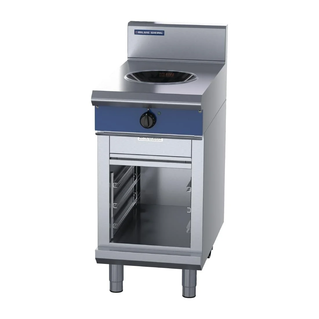 Blue Seal 450mm Induction Wok with Cabinet Base