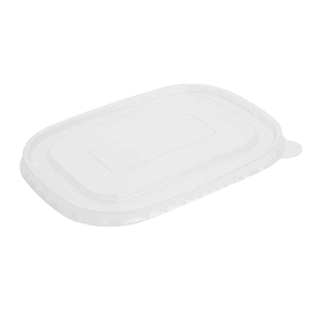 Fiesta Recyclable PET Lids for Rectangular Containers (300 Pack)