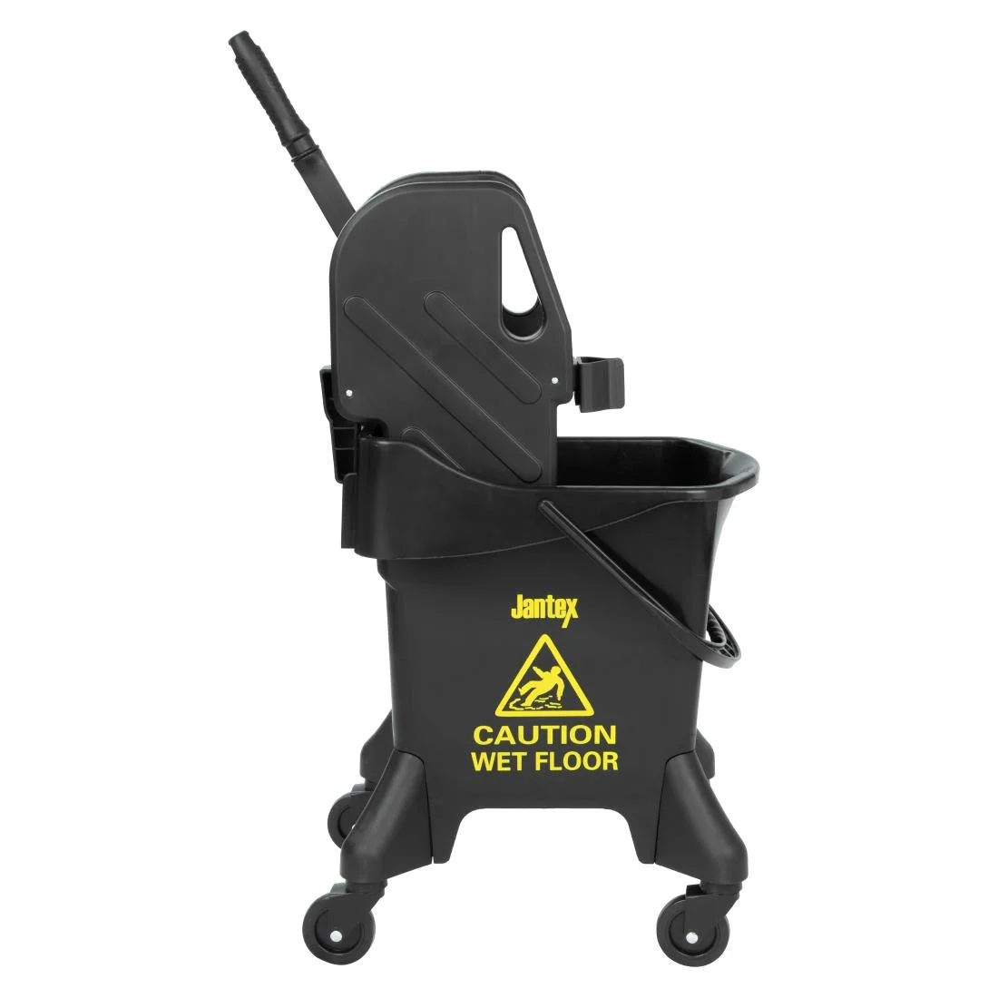 Jantex 20Ltr Tall Mop Bucket and Wringer Yellow Print - Image 2