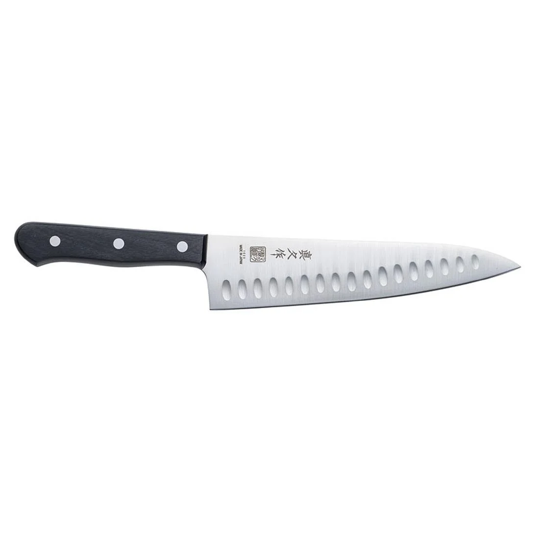 Mac Chef Series Gyuto Chef Knife with Dimple TH-80 Black 20cm - Image 2