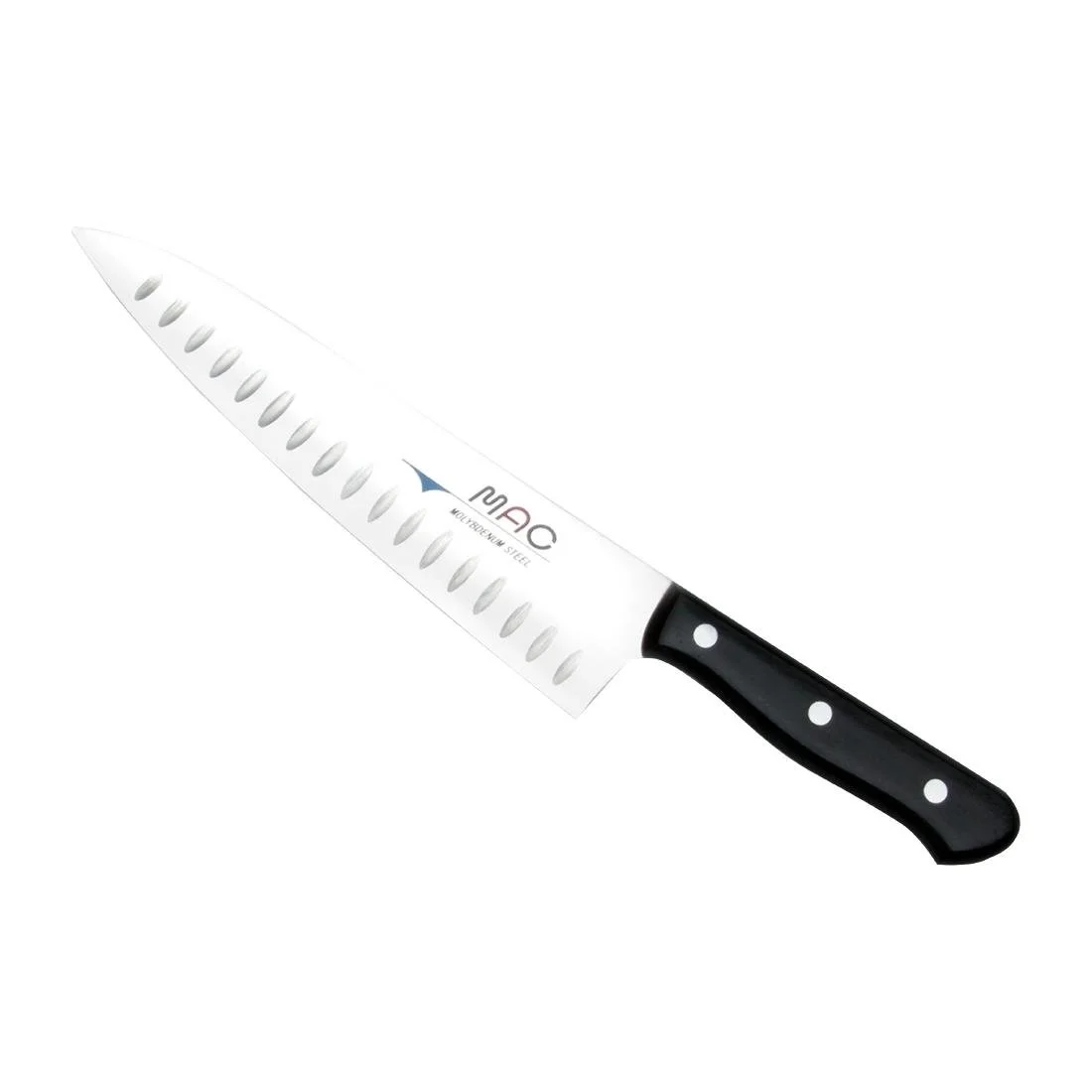 Mac Chef Series Gyuto Chef Knife with Dimple TH-80 Black 20cm - Image 3