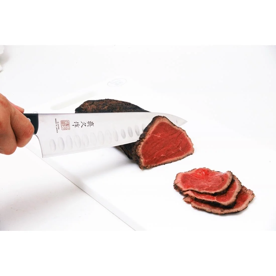 Mac Chef Series Gyuto Chef Knife with Dimple TH-80 Black 20cm - Image 5