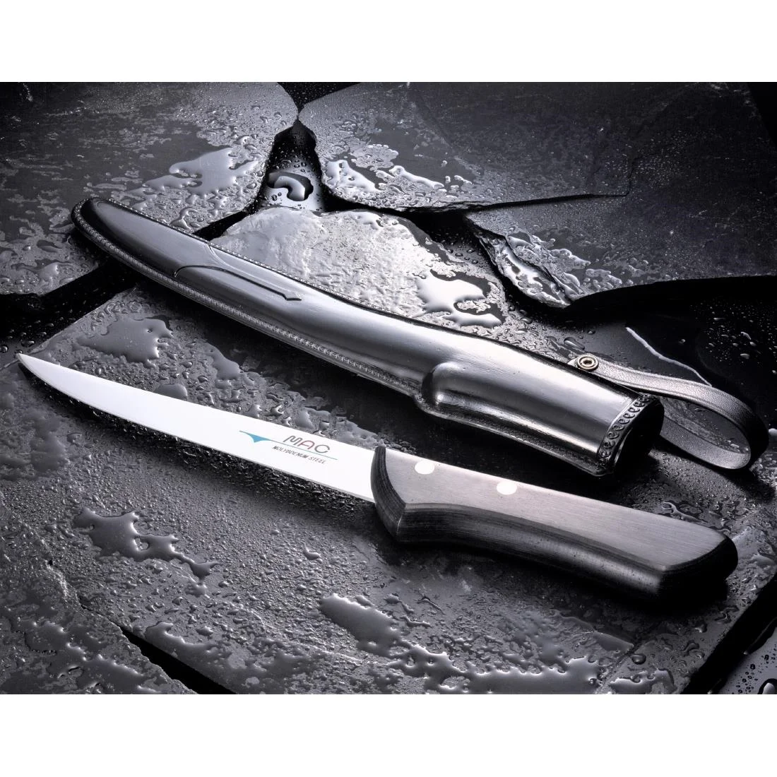 Mac Chef Series Fillet Knife BNS-60 Black 16cm - Image 6