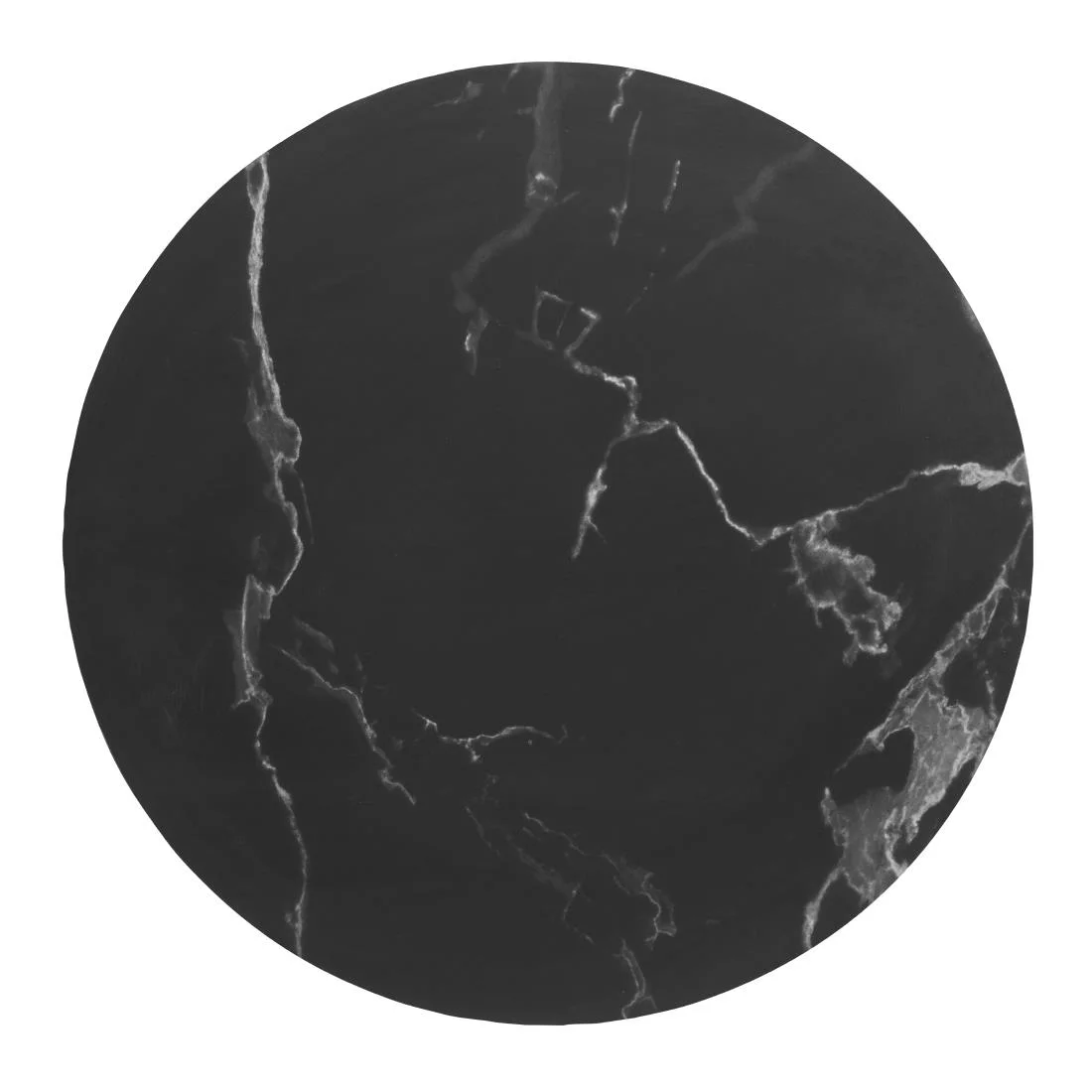 Bolero Complete Table Round Black Stone Effect 600mm - Image 2